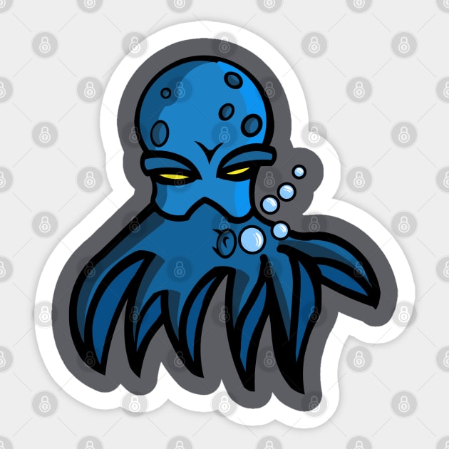 Evil Octopus Sticker by The Good Life